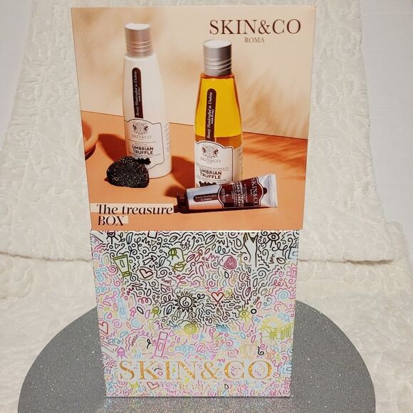 Skin & Co Roma The Treasure Box 3 Pc Set Body Lotion Shower Oil Hand Cream New - Picture 5 of 9